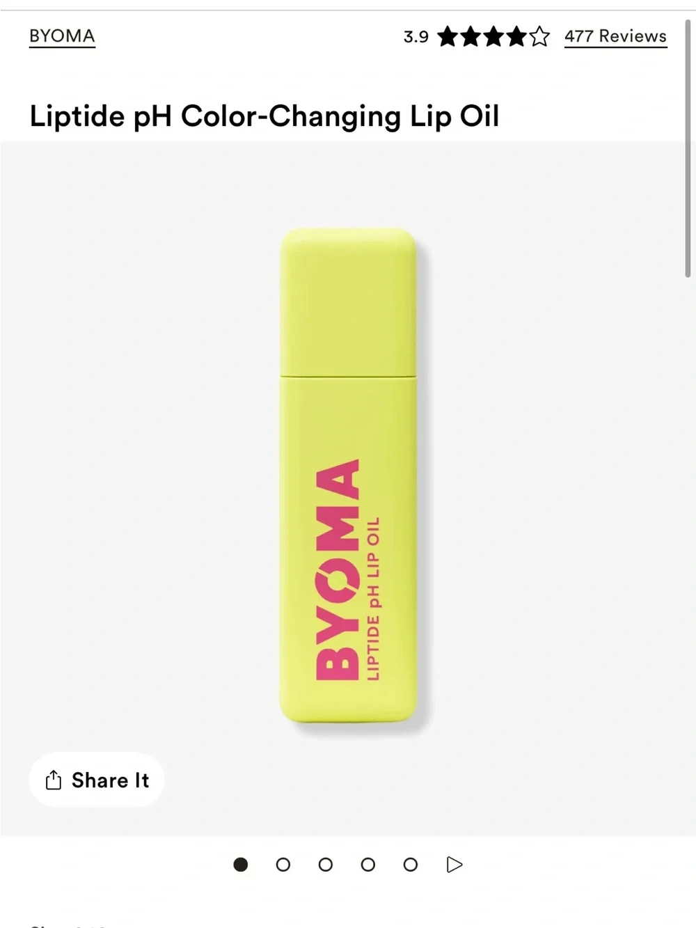 Byoma toner and lip set